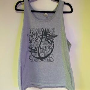 Mayday Parade Lyrics Band Tank Top
